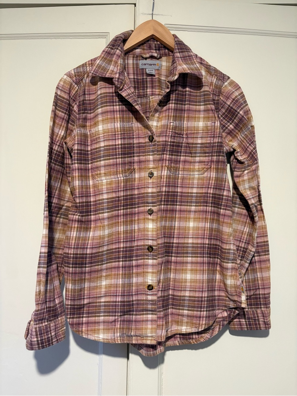 Carhartt Plaid Flannel Button Down Shirt